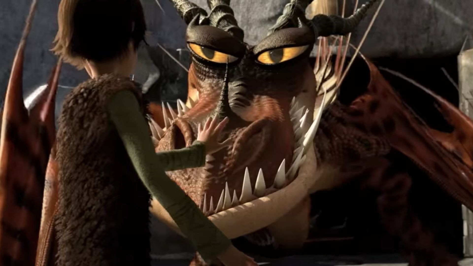 Monstrous Nightmare in the first movie (Image via YouTube/Peacock Kids)